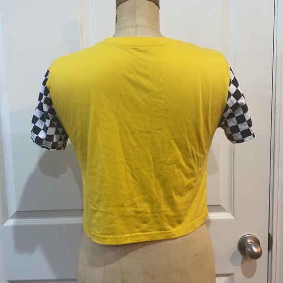 Crop top yellow corvette tee - Picture 2 of 3